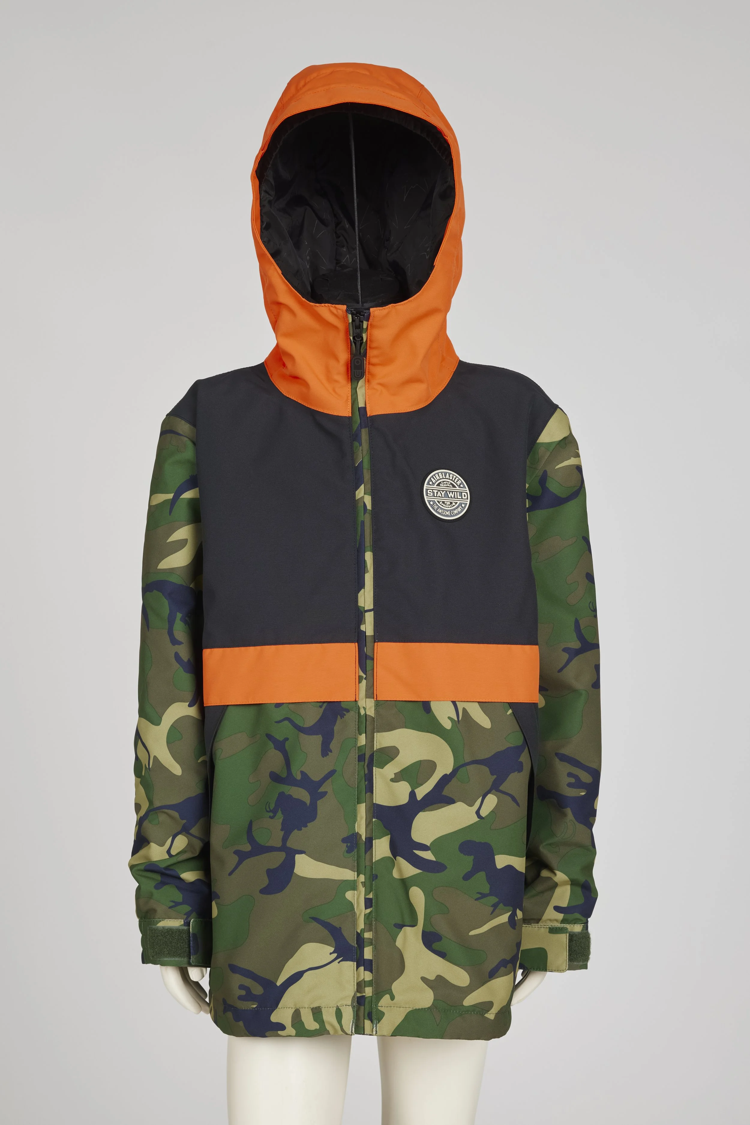 Youth Trencher Full Zip (Mocha) — Invasion Snowboard Shop | West